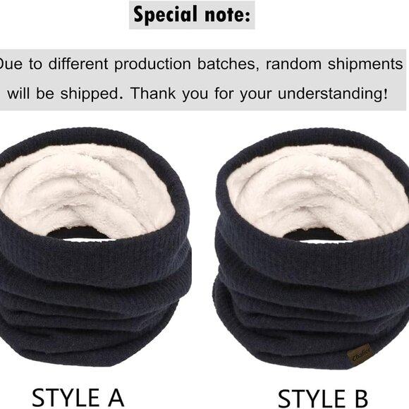 All-Occasion Winter Infinity Scarf - Fleece-Lined Neck Warmer for Easy Gifting - Picture 3 of 6